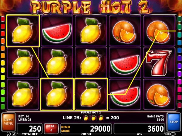 A 3600 credit big win triggered by multiple winning paylines. - Casino Codes