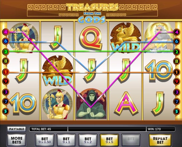Treasures from the Gods by Casino Codes