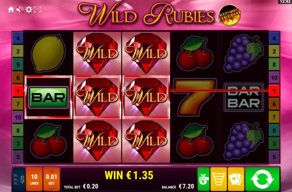 Casino Codes image of Wild Rubies Red Hot Firepot