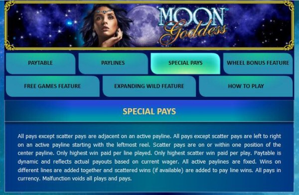 Casino Codes image of Moon Goddess