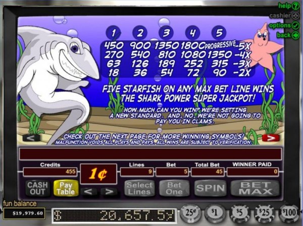 Casino Codes image of The Shark