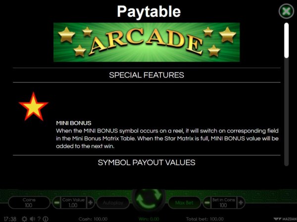 Casino Codes image of Arcade