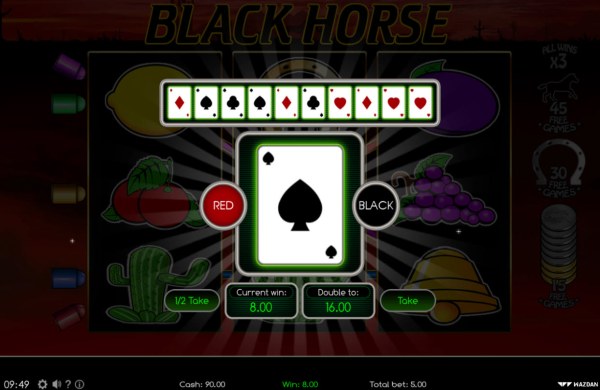 Casino Codes image of Black Horse