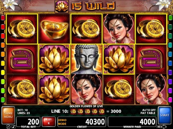 A winning Five of a Kind pays 3000 credits. by Casino Codes