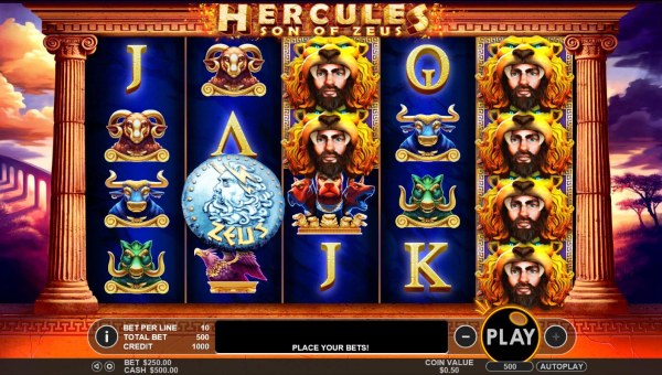 Hercules Son of Zeus by Casino Codes