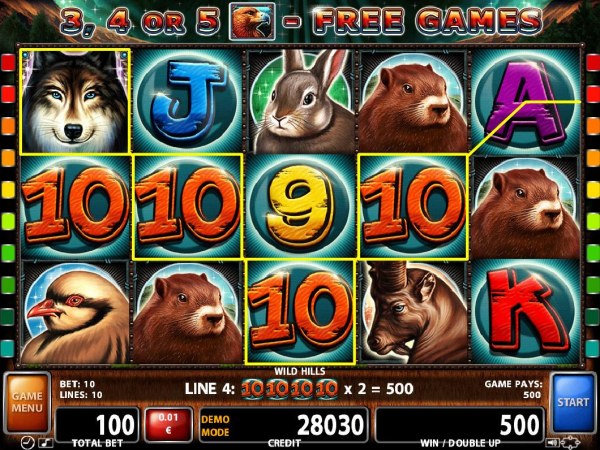 Casino Codes image of Wild Hills