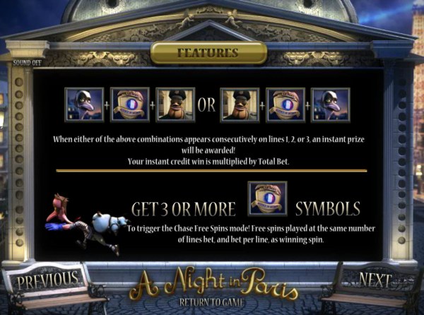 Casino Codes image of A Night in Paris Jackpot
