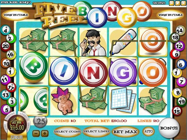 Five Reel Bingo by Casino Codes
