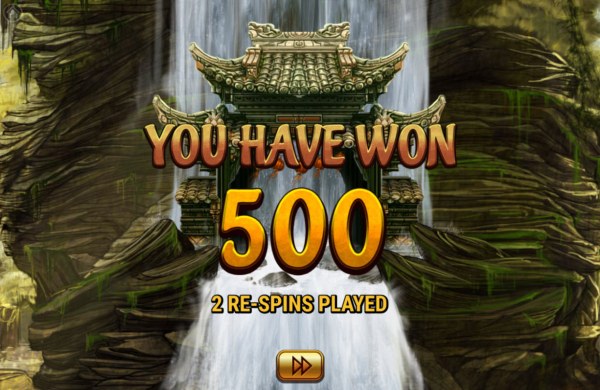 Re-spin feature pays out a total of 500 credits - Casino Codes