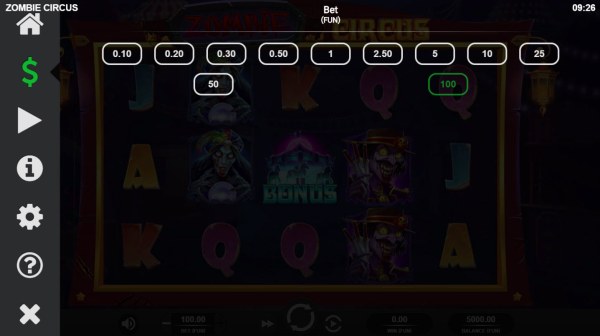 Casino Codes image of Zombie Circus