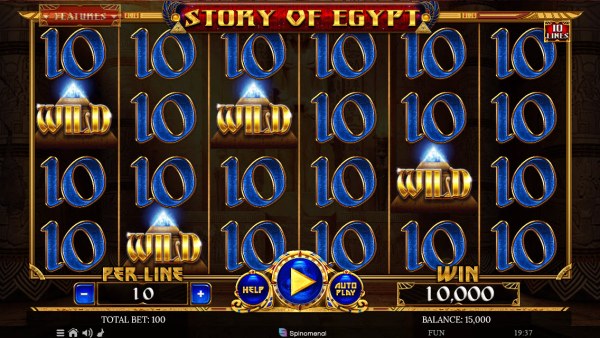 Casino Codes image of Story of Egypt 10 Lines