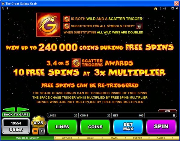 The Great Galaxy Grab by Casino Codes