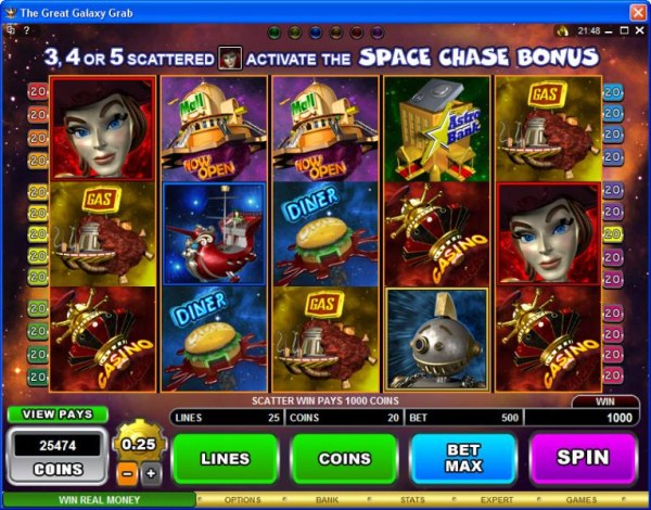 Casino Codes image of The Great Galaxy Grab