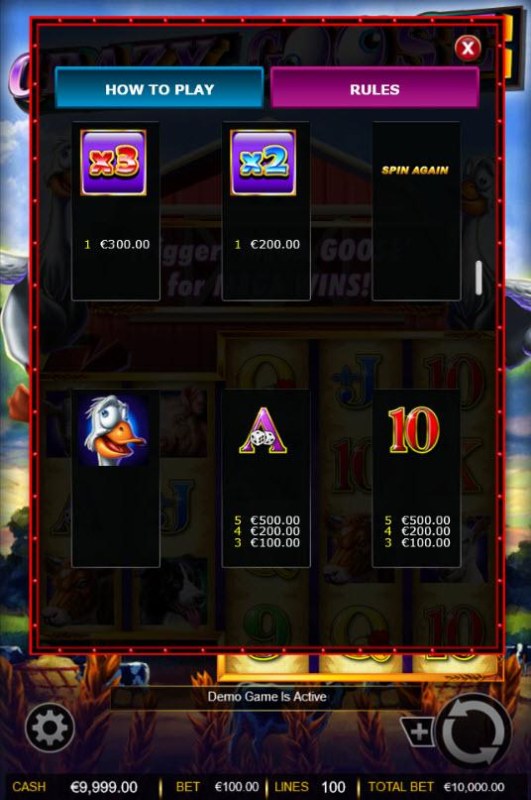 Casino Codes image of Crazy Goose