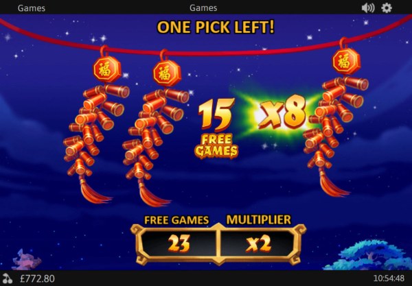 pick firecrackers to win free games and win multiplier - Casino Codes