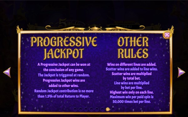 Casino Codes image of 5 Wishes