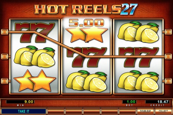 Casino Codes image of Hot Reels 27