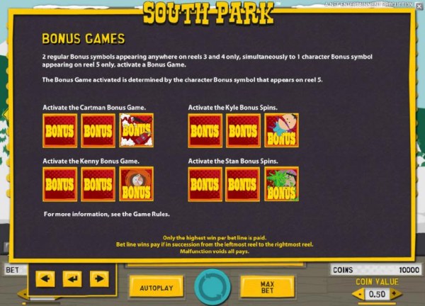 Casino Codes image of South Park