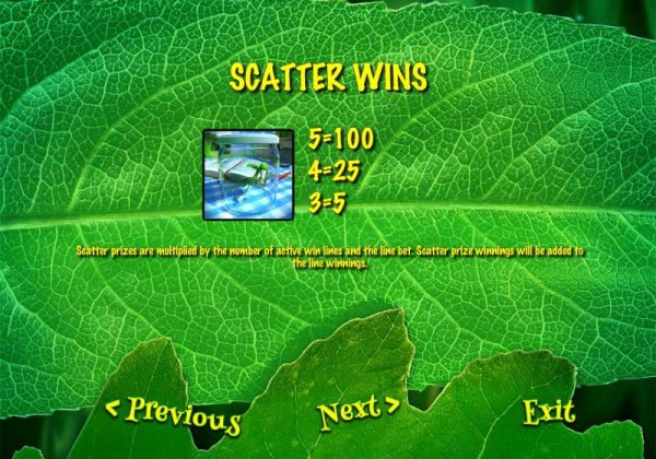 Casino Codes - SCATTER WINS paytable. The scatter prizes are multiplied by the number of active win lines and the line bet. Scatter prize winnings will be added to the line winnings.