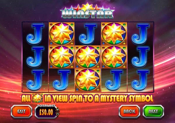 All gold stars in view spin toa mystery symbol - Casino Codes