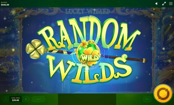 Player is awarded Random Wilds feature. - Casino Codes