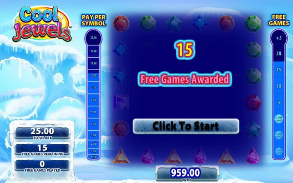 Casino Codes - 15 free games awarded