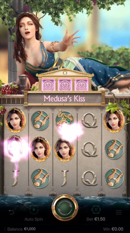 Medusa's Kiss Feature Triggered by Casino Codes