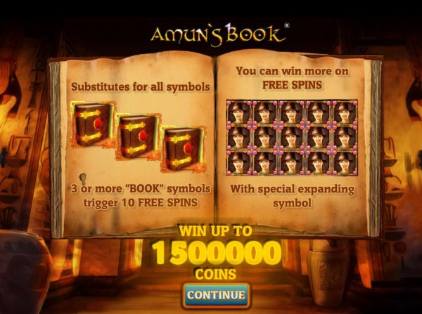 Casino Codes image of Amun's Book