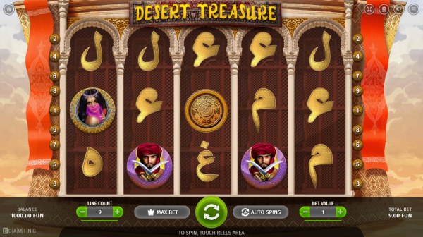 Desert Treasure by Casino Codes