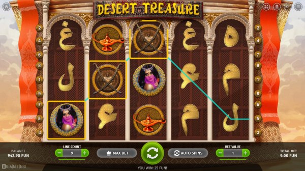 Desert Treasure by Casino Codes