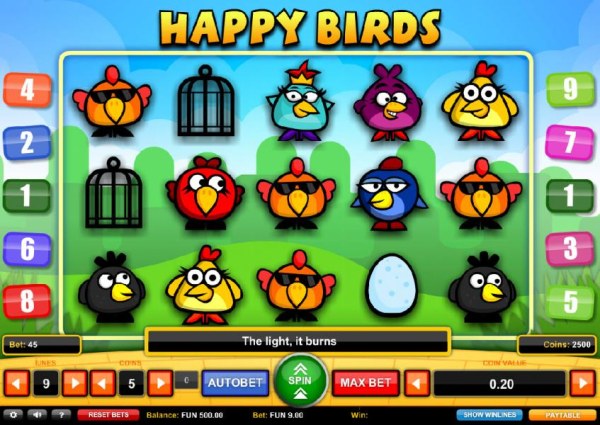 Casino Codes image of Happy Birds