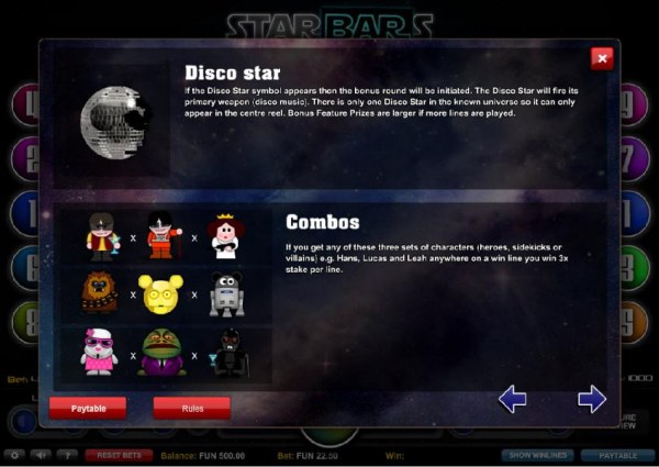 Starbars screenshot