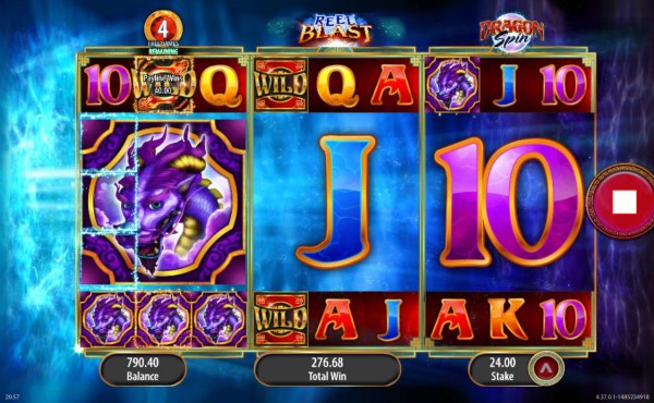 Reel Blast Free Spins Game Board by Casino Codes
