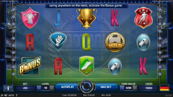 Football Champions Cup by Casino Codes