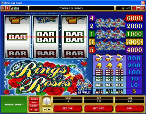 Casino Codes image of Rings & Roses