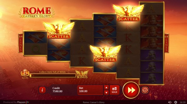 Casino Codes image of Rome Caesar's Glory
