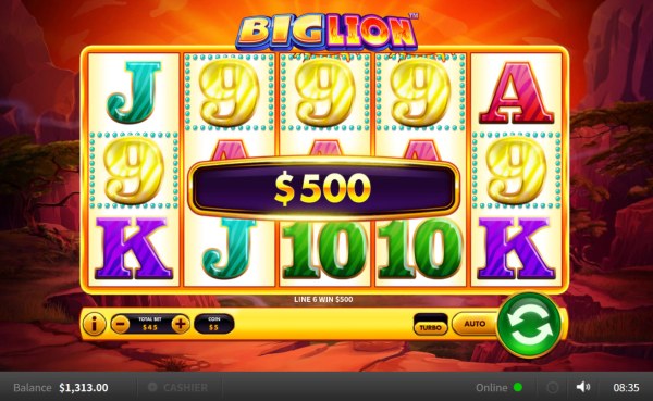 Casino Codes image of Big Lion