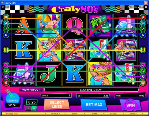 Crazy 80s by Casino Codes