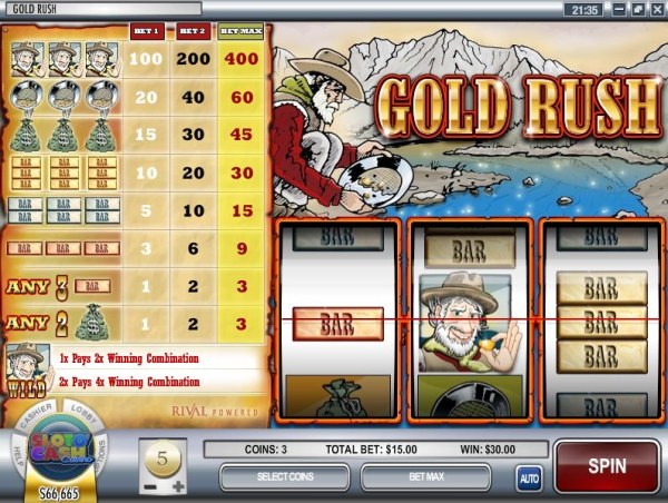 Casino Codes image of Gold Rush