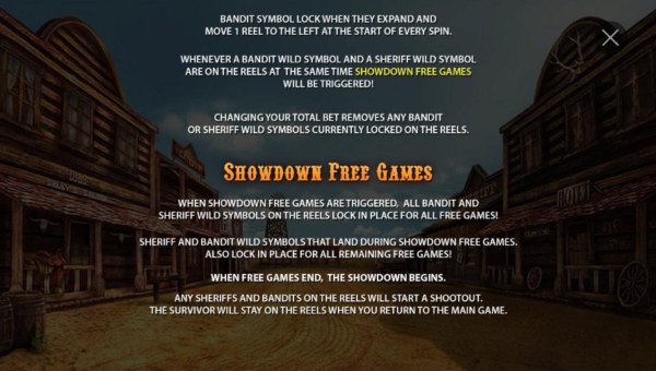 Showdown Free Games Rules by Casino Codes