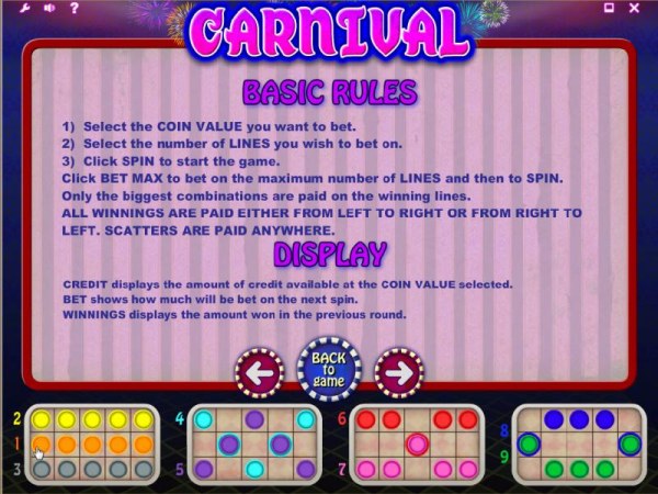 basic game rules by Casino Codes