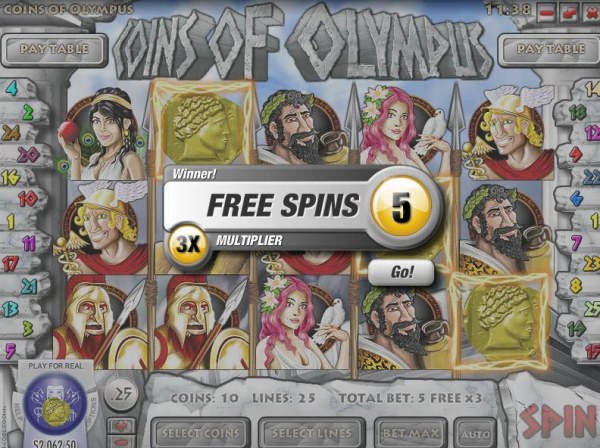 Coins of Olympus screenshot