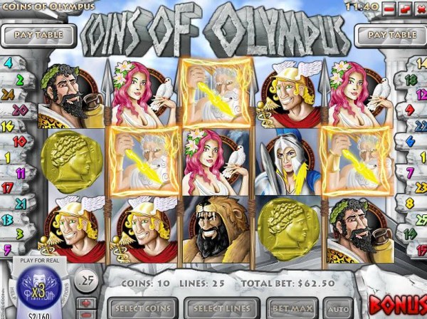 Images of Coins of Olympus