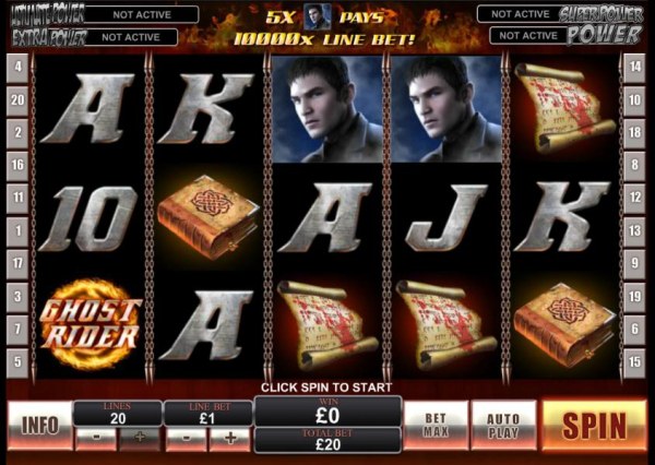 Casino Codes image of Ghost Rider