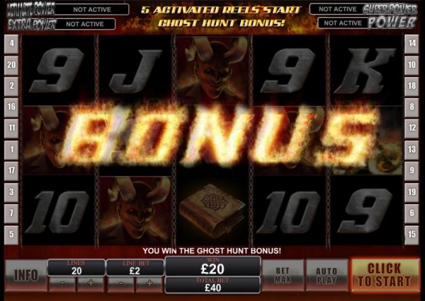 bonus feature starts - Casino Codes