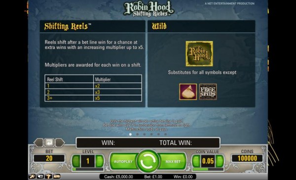 Robin Hood - Shifting Riches screenshot