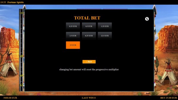 Total Bet Options - Casino Codes