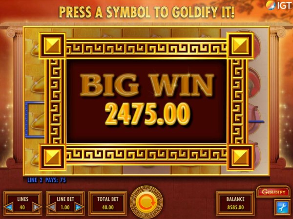 Casino Codes - A 2475.00 Big Win
