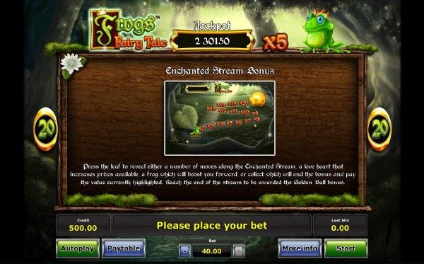 Casino Codes image of Frog's Fairy Tale
