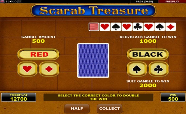 Scarab Treasure by Casino Codes